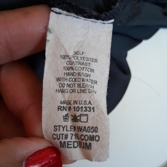 Charcoal gray off the shoulder blouse - Picture 6 of 6